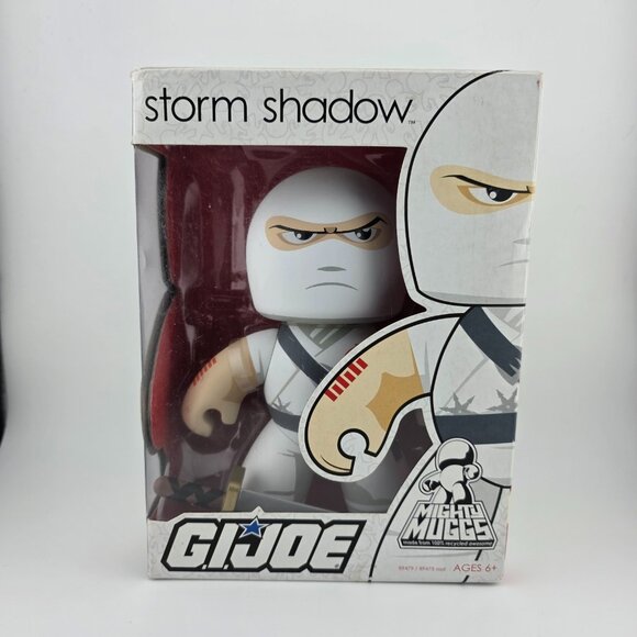 2008 Hasbro Mighty Muggs G.I. Joe Storm Shadow‎ with Sword Vinyl Figure NEW - Picture 1 of 8